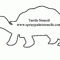 Turtle Stencil