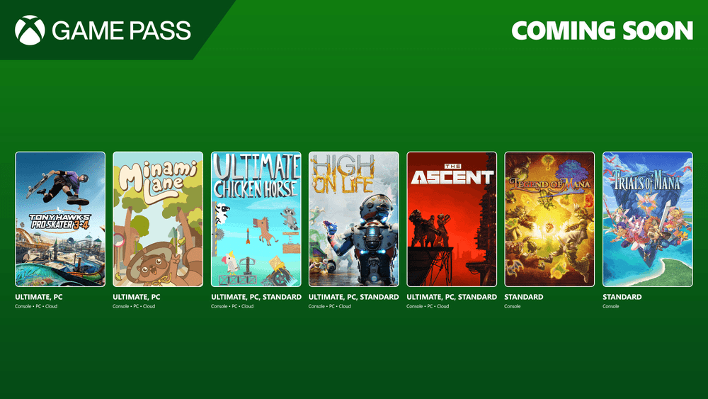 Xbox Game Pass Adds New Games GAM3S.GG