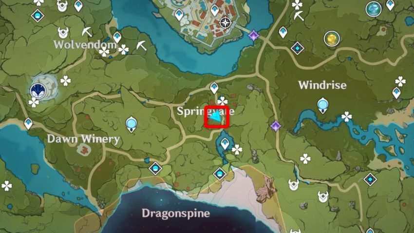 Where to find Radish in Genshin Impact Gamepur