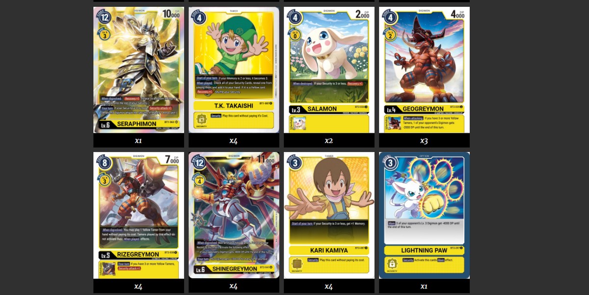 The best Yellow decks for the Digimon Card Game (2020) Gamepur