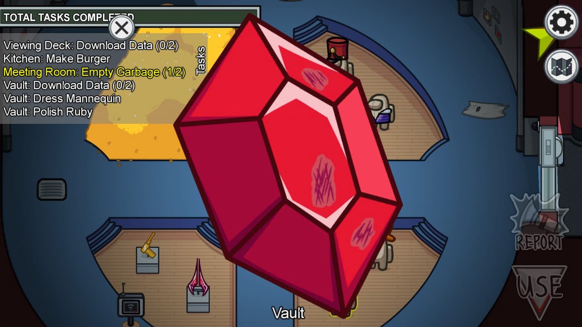 How to complete all Vault tasks on Airship in Among Us Gamepur