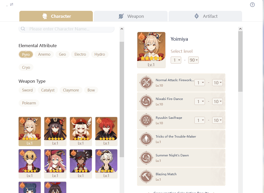 What's the Enhancement Progression Calculator Tool in Genshin Impact? Gamepur