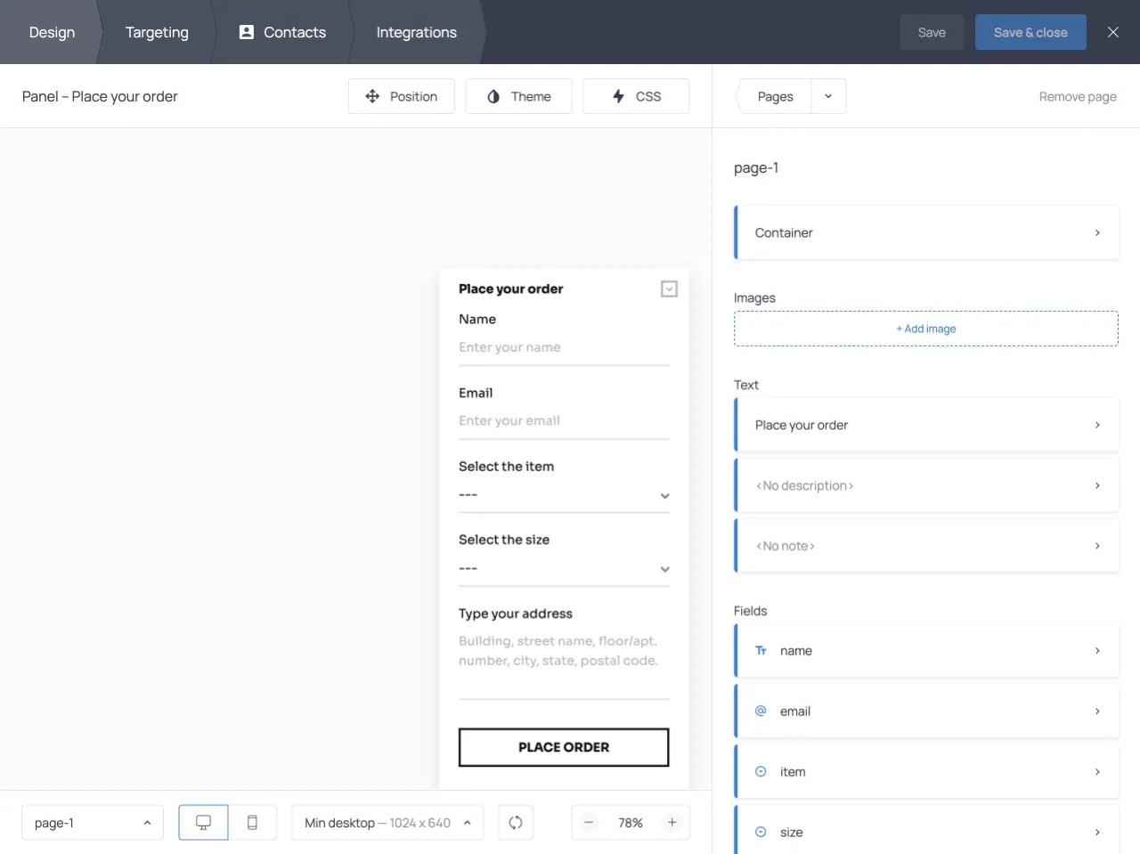 Add a Custom Online Order Form to Your site Without Coding