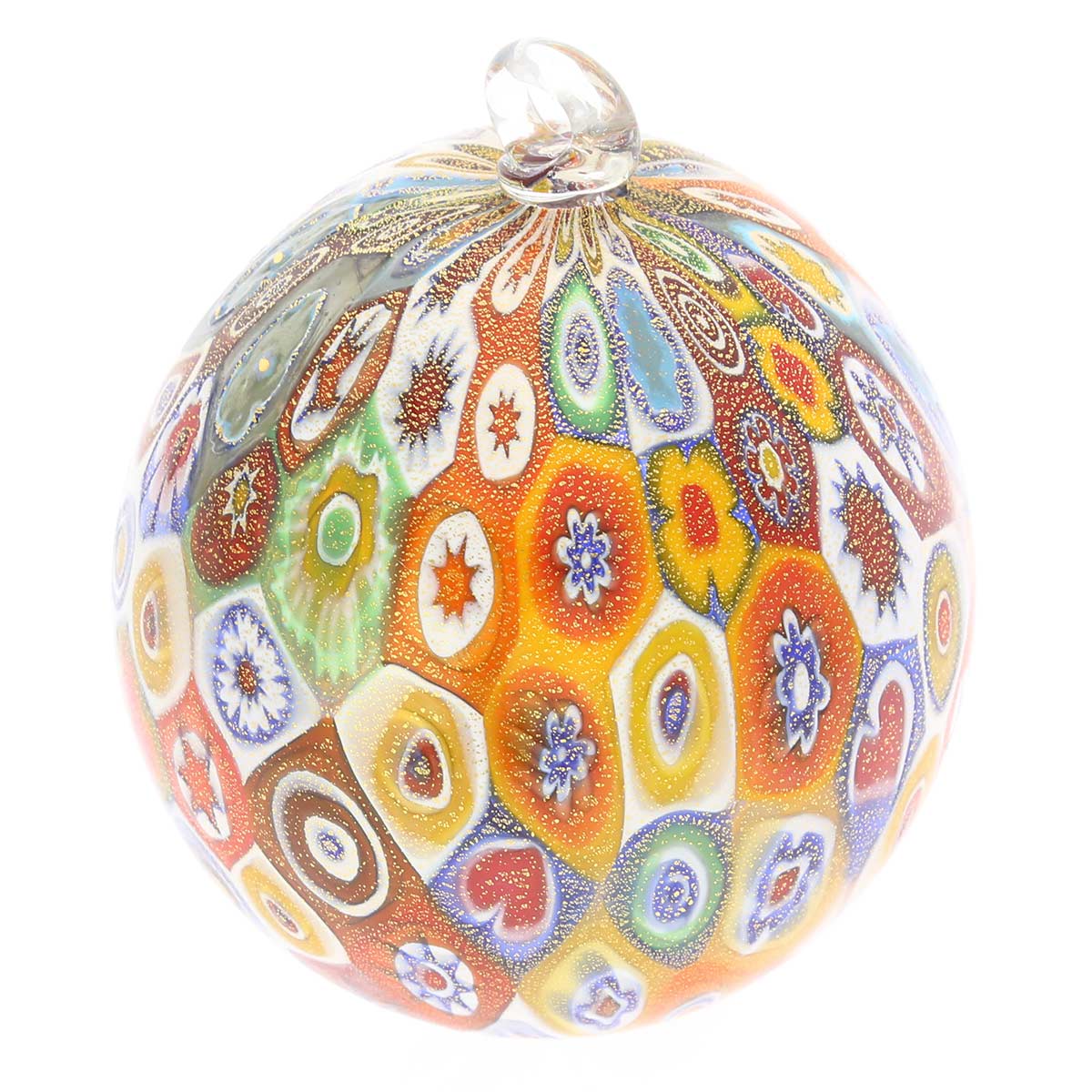 Christmas Tree Ornaments Murano Glass Christmas Ornament Gold