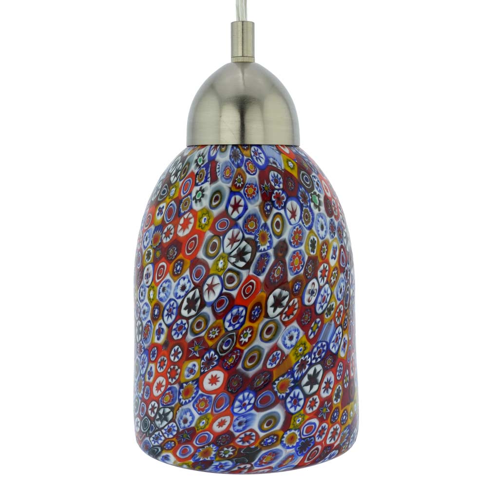 Murano Glass Lighting Murano Glass Pendant Light Millefiori