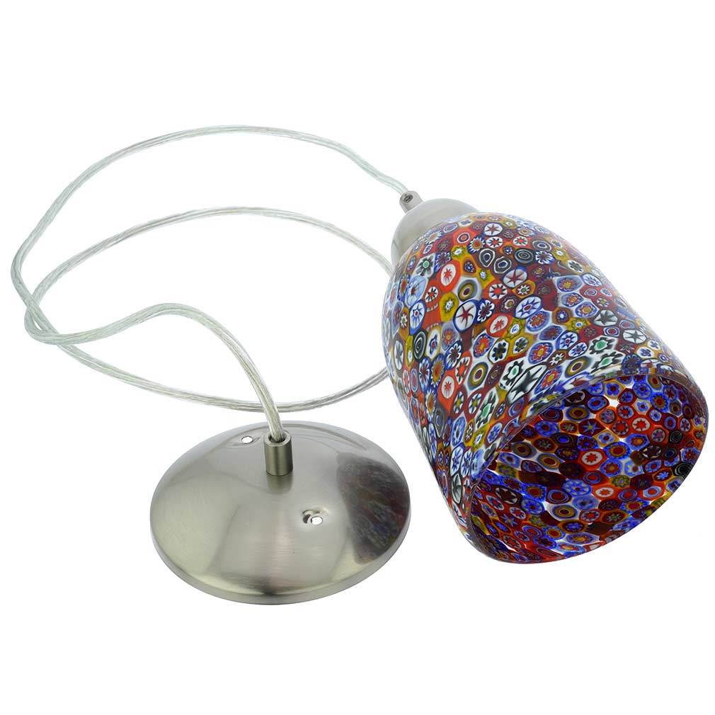 Murano Glass Lighting Murano Glass Pendant Light Millefiori