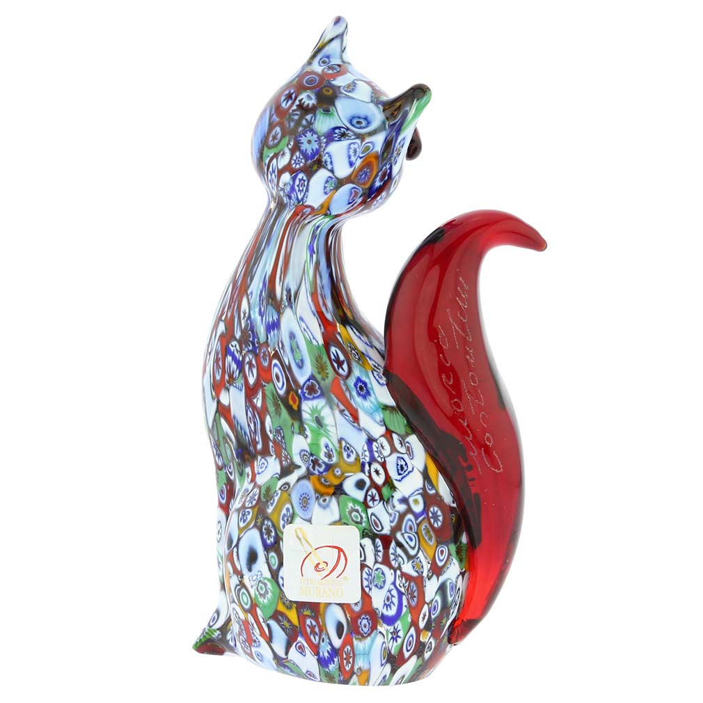 Murano Glass Cat Glass Cat Figurines Glass of Venice