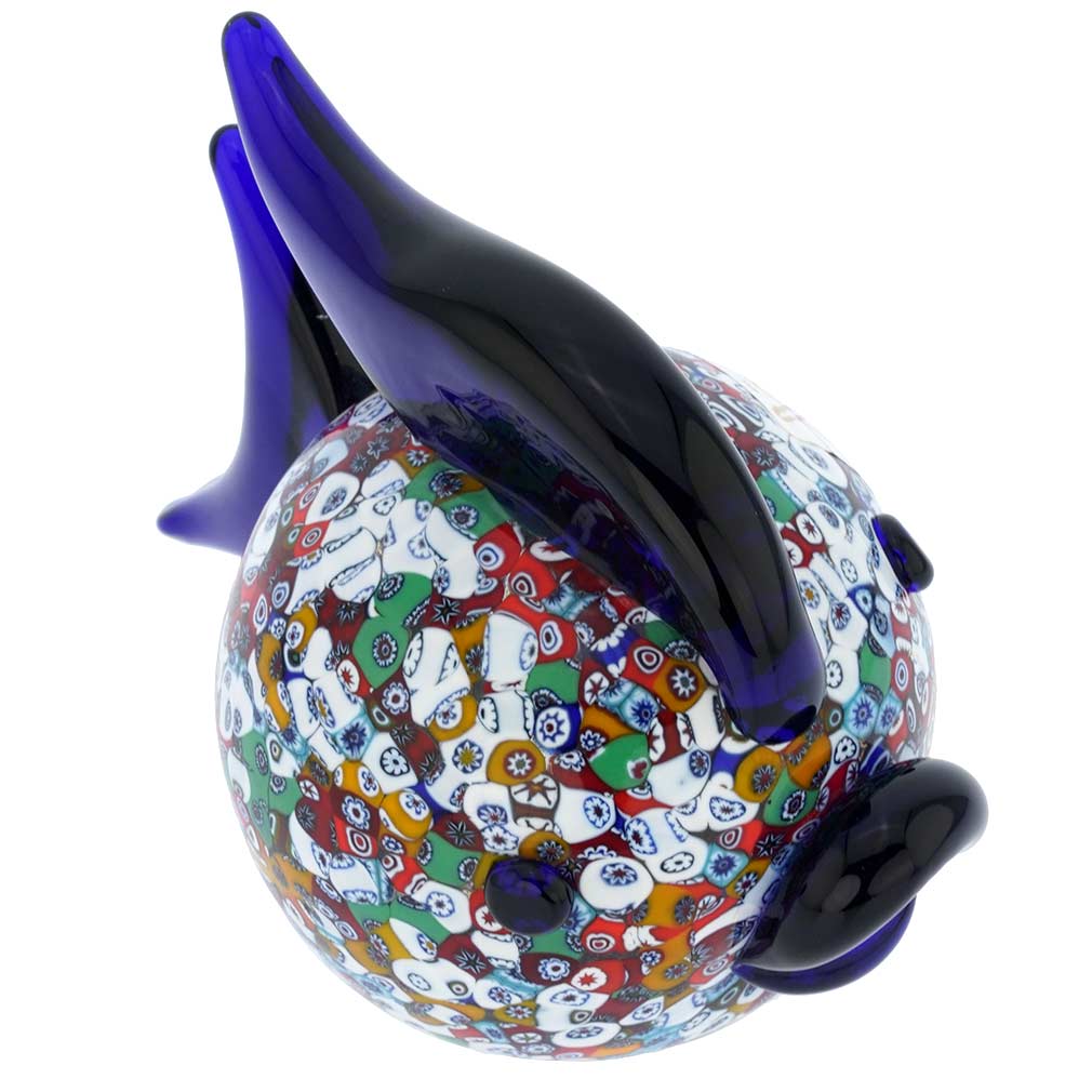 Murano Sculptures Murano Art Glass Millefiori Fish Sculpture