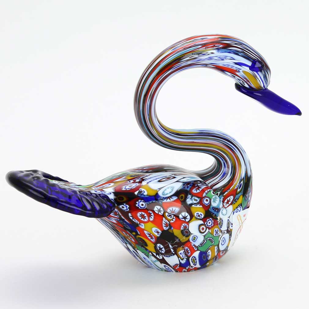 Murano Glass Swan Glass Swan Figurine Glass Of Venice