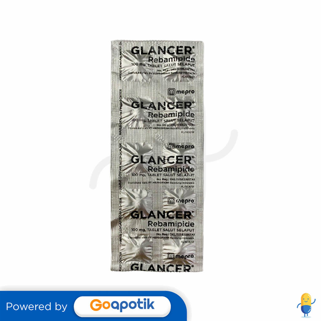 GLANCER 100 MG TABLET Kegunaan, Efek Samping, Dosis dan Aturan Pakai