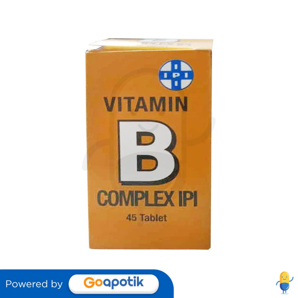 IPI VITAMIN B COMPLEX BOTOL 45 TABLET Kegunaan, Efek Samping, Dosis