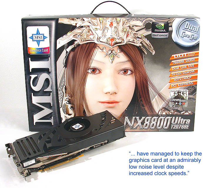 First Looks MSI GeForce 8800 Ultra 768MB