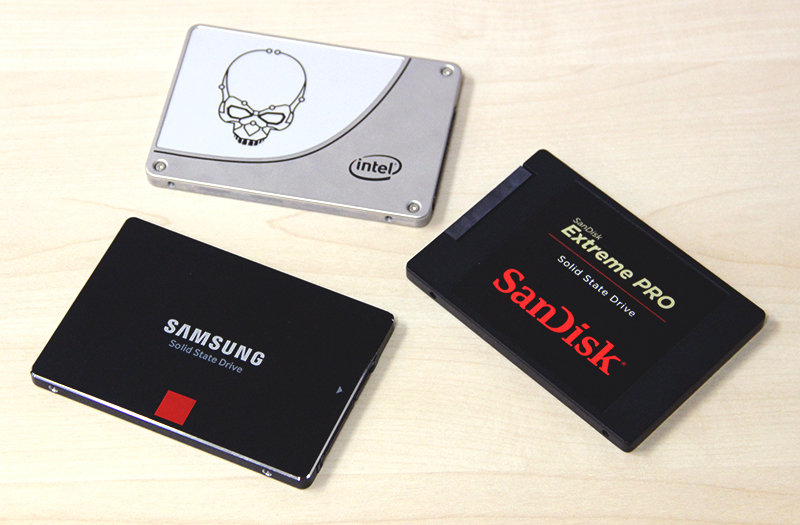 Clash of the SSD giants Intel vs. SanDisk vs. Samsung