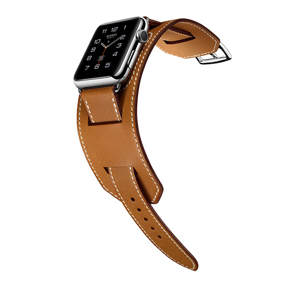Apple Watch New gold and rose gold aluminium Watches, Hermès leather