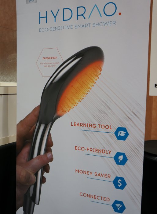 Watch your water bill go down with the Hydrao smart shower head
