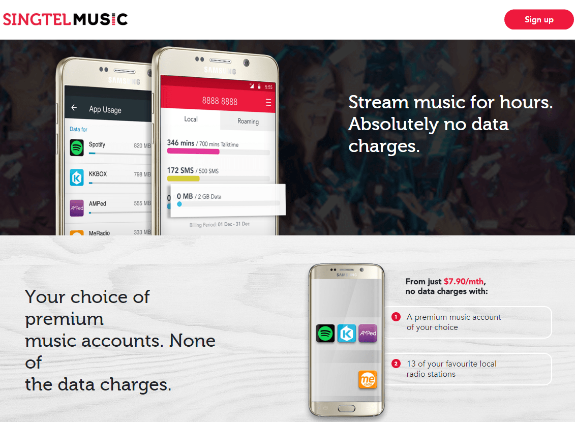 Singtel launches unlimited mobile data streaming for