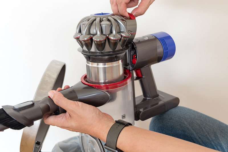We got filthy together I used a S999 Dyson V8 vacuum cleaner for a