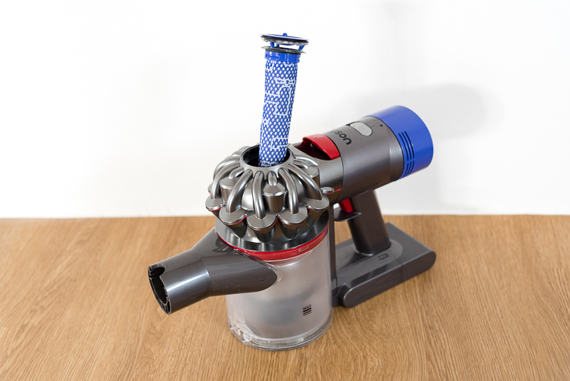 We got filthy together I used a S999 Dyson V8 vacuum cleaner for a