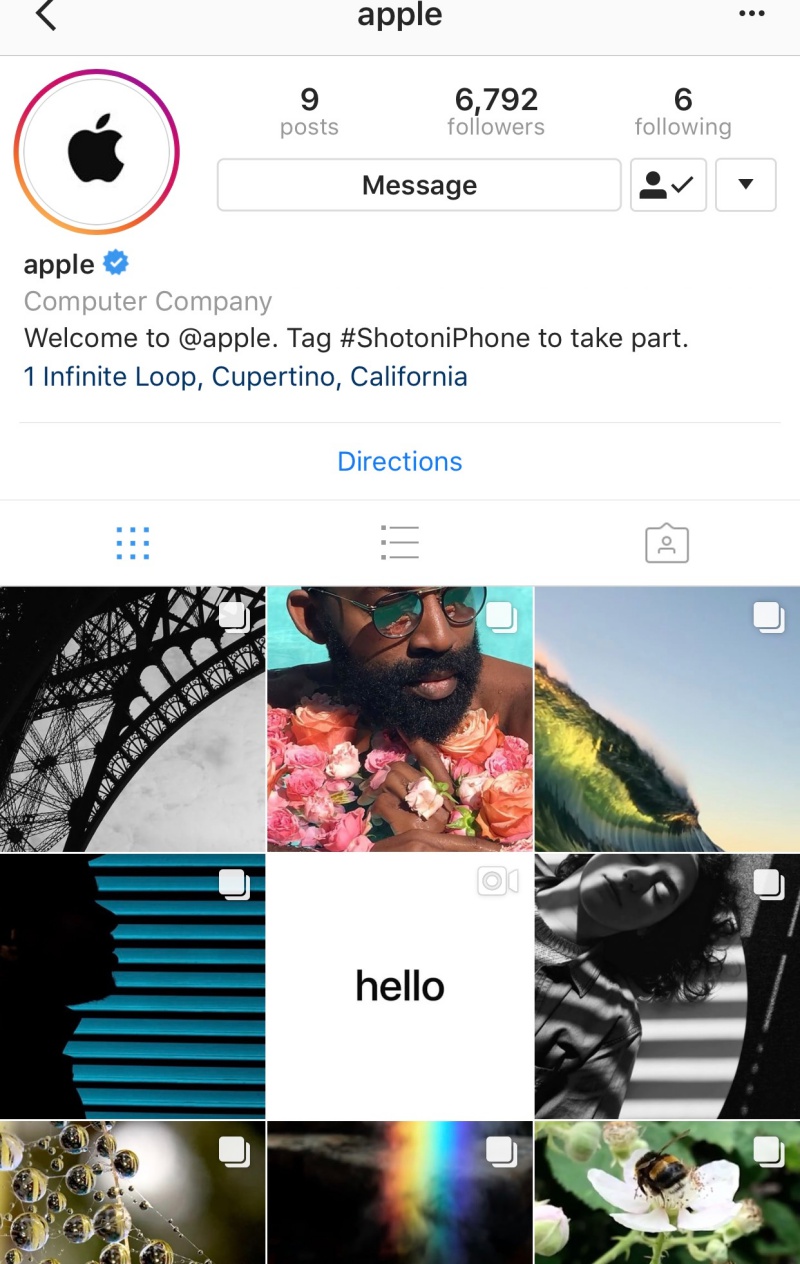 Apple launches Instagram account and "Shot on iPhone" campaign