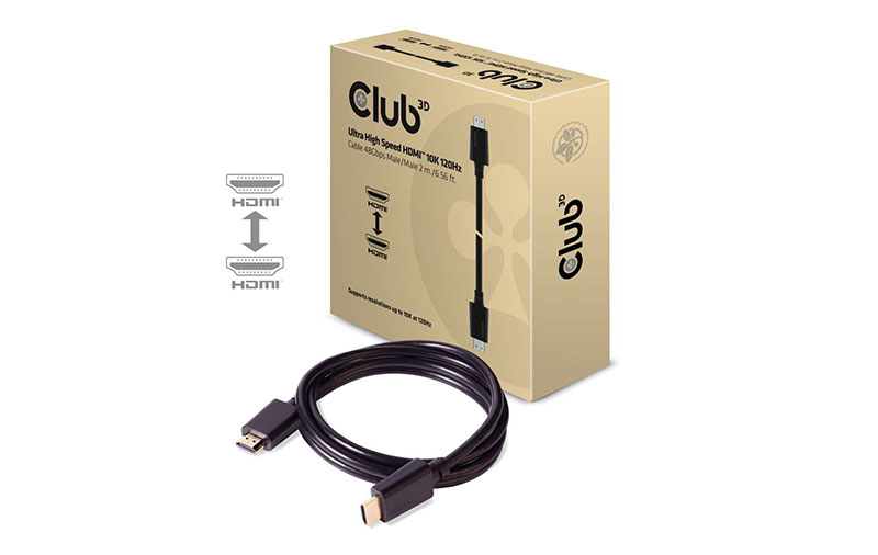 Club 3D’s new Ultra High Speed HDMI cables support all the features of