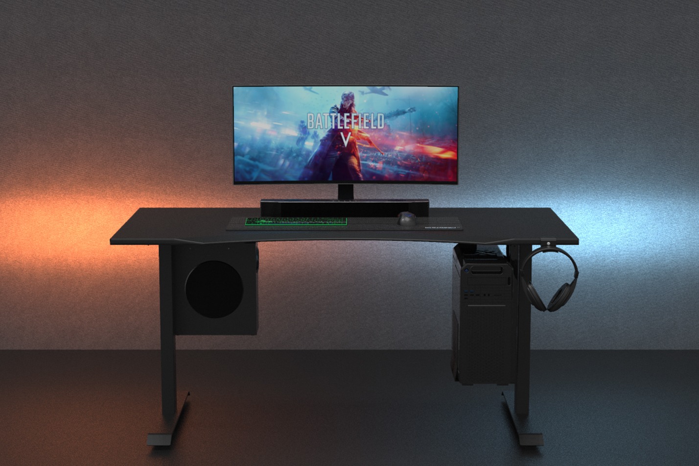 The Omnidesk Zero is a new and more affordable electric desk for gamers