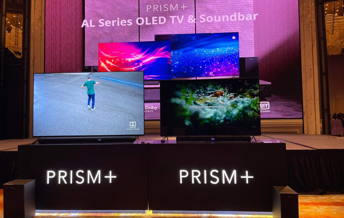 Prism+ launched its first OLED Smart TV lineup and debuts soundbar