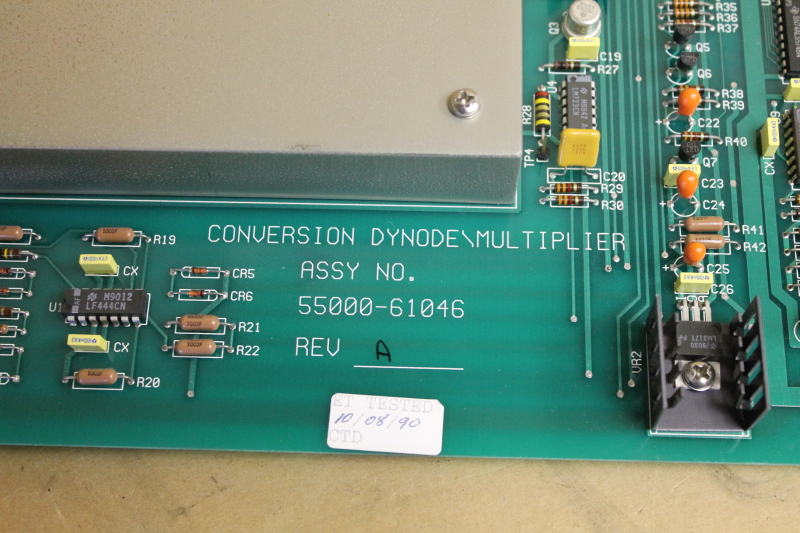 Conversion dynodemultiplier board, Incos 50, 5500061046, Finnigan Mat