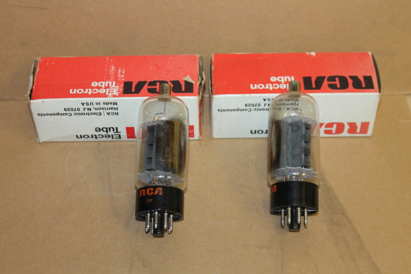 RCA 6DQ5 Vacuum Tubes, Made in USA, Lot of 2