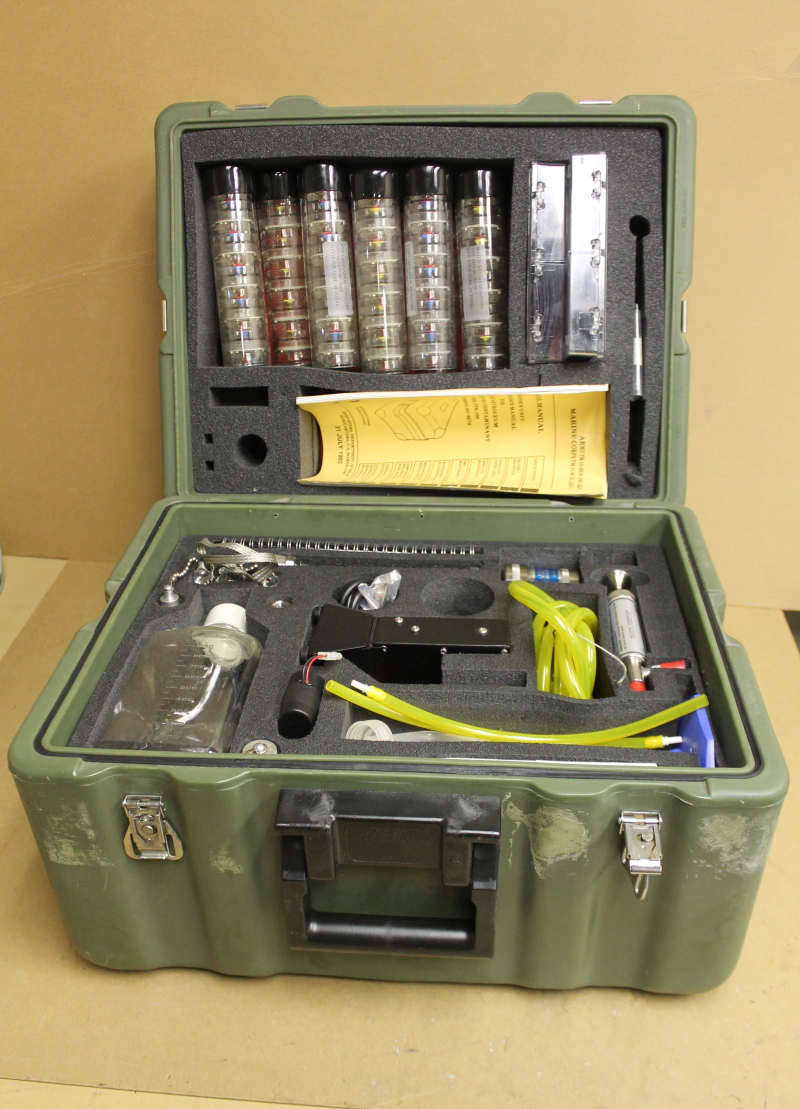 Petroleum test kit Aviation fuel, Free water, API gravity, particulates