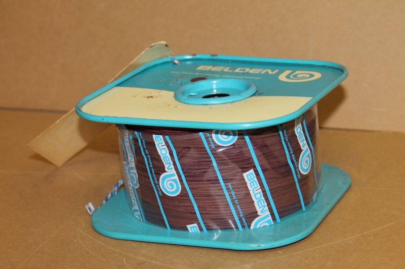 Tinsel wire, cord 27 gauge AWG 1 conductor, Cotton/braid, 1000 ft, Belden