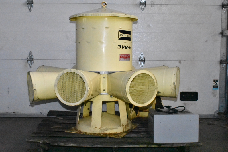 Sentry Siren 3V8H Warning Siren, 230V, 1PH, 60Hz, 109db, Control Box