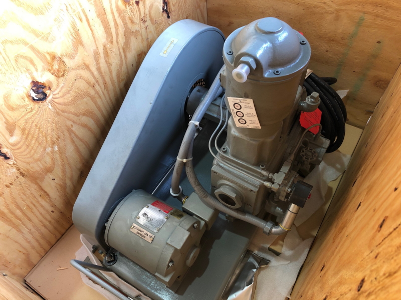 Beach Russ rotary piston vacuum pump 3/4 HP 18 CFM NEW IN CRATE
