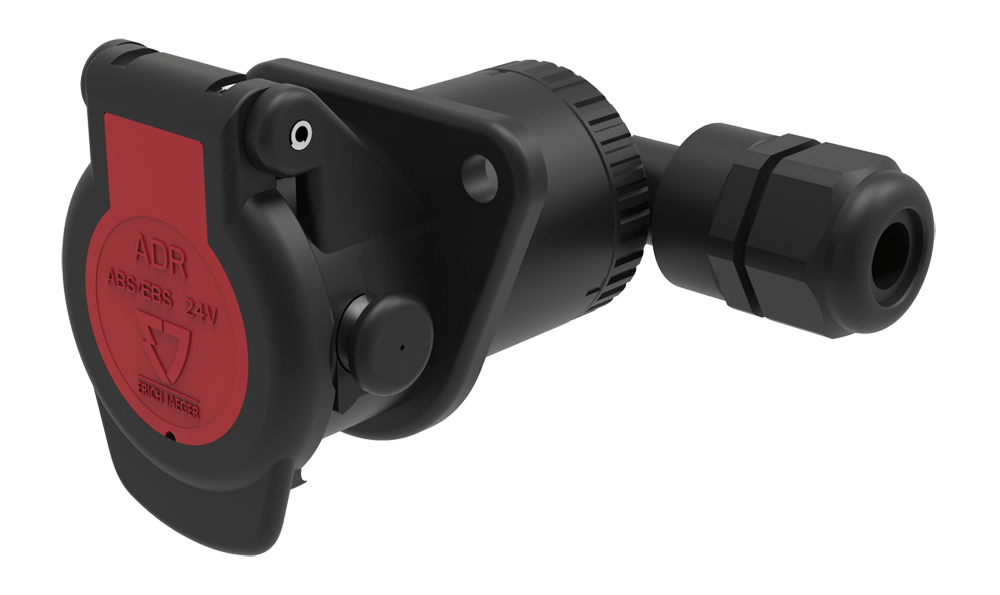 ABS/EBS - Steckdose 7-pol. 24V 90°, ADR/GGVS – Hoelzle