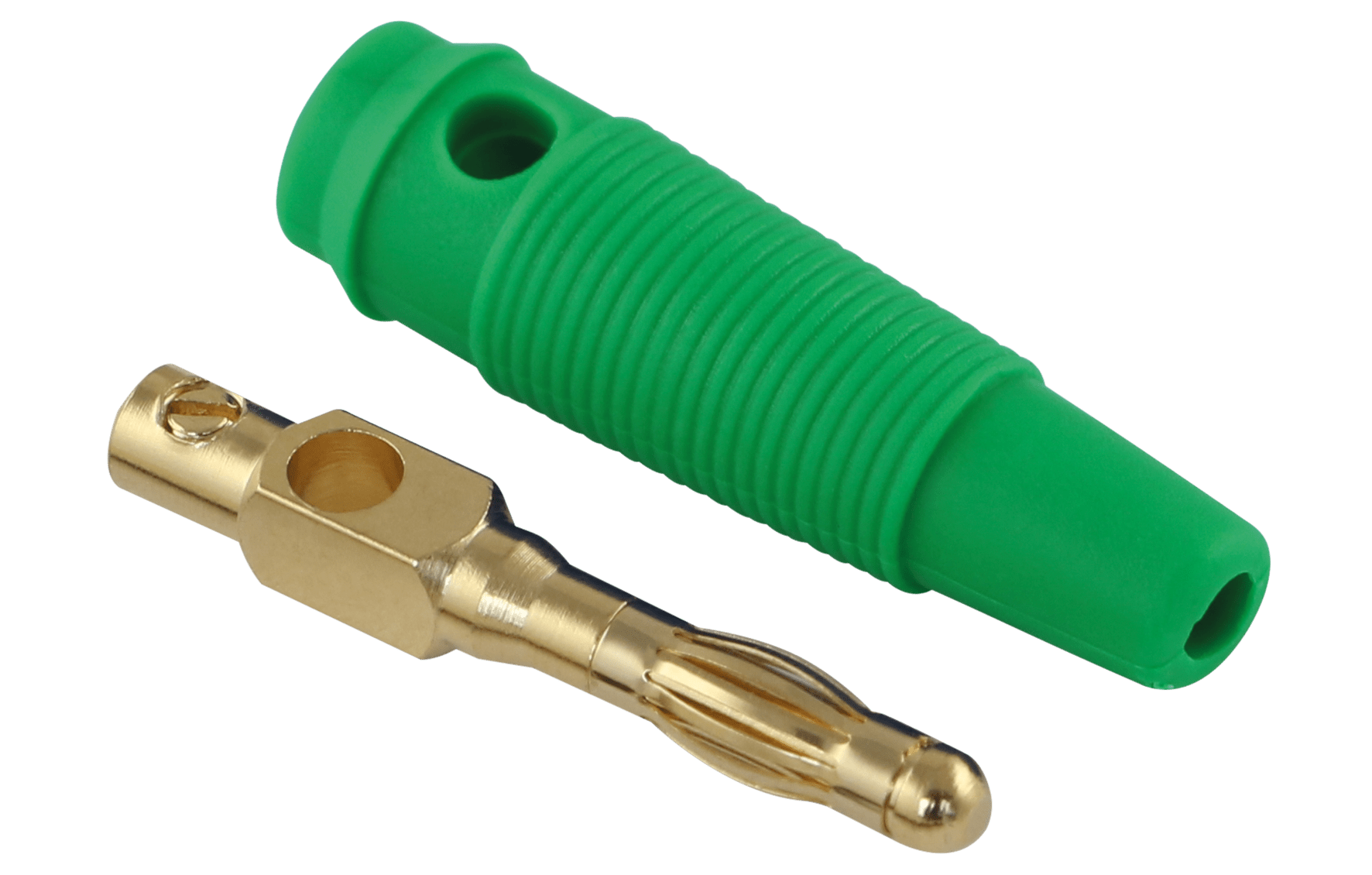 Bananenstecker grün ø 4 mm – Hoelzle