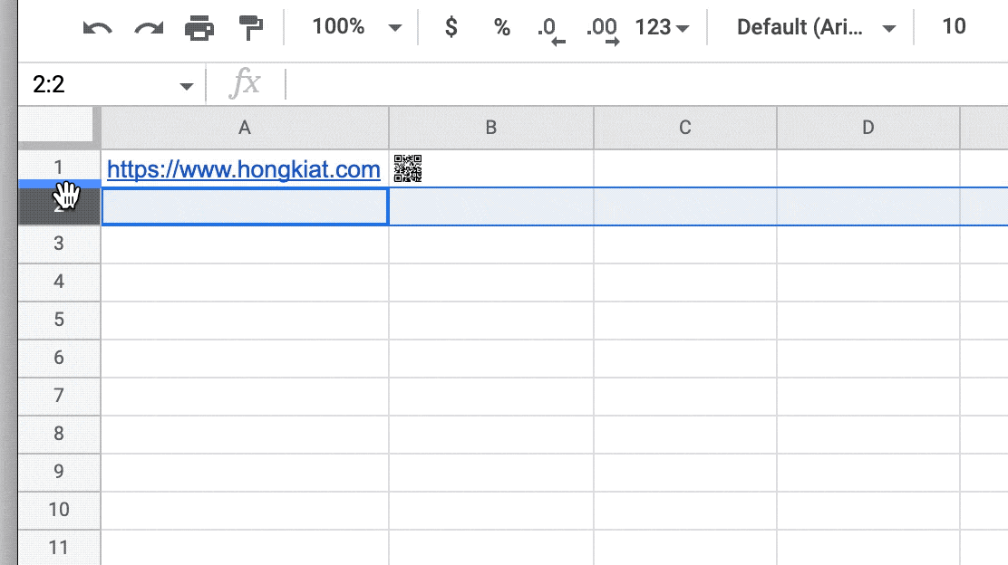 How to Make QR Codes in Google Sheets Hongkiat