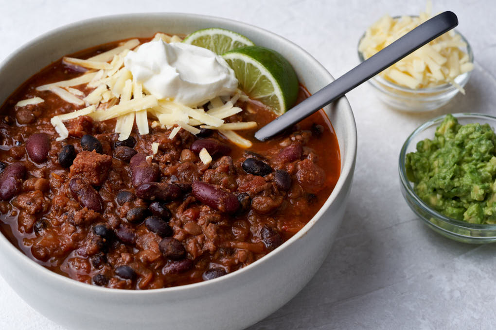 Amy + Jacky's Instant Pot Chilli with Chorizo recipe HotCooking