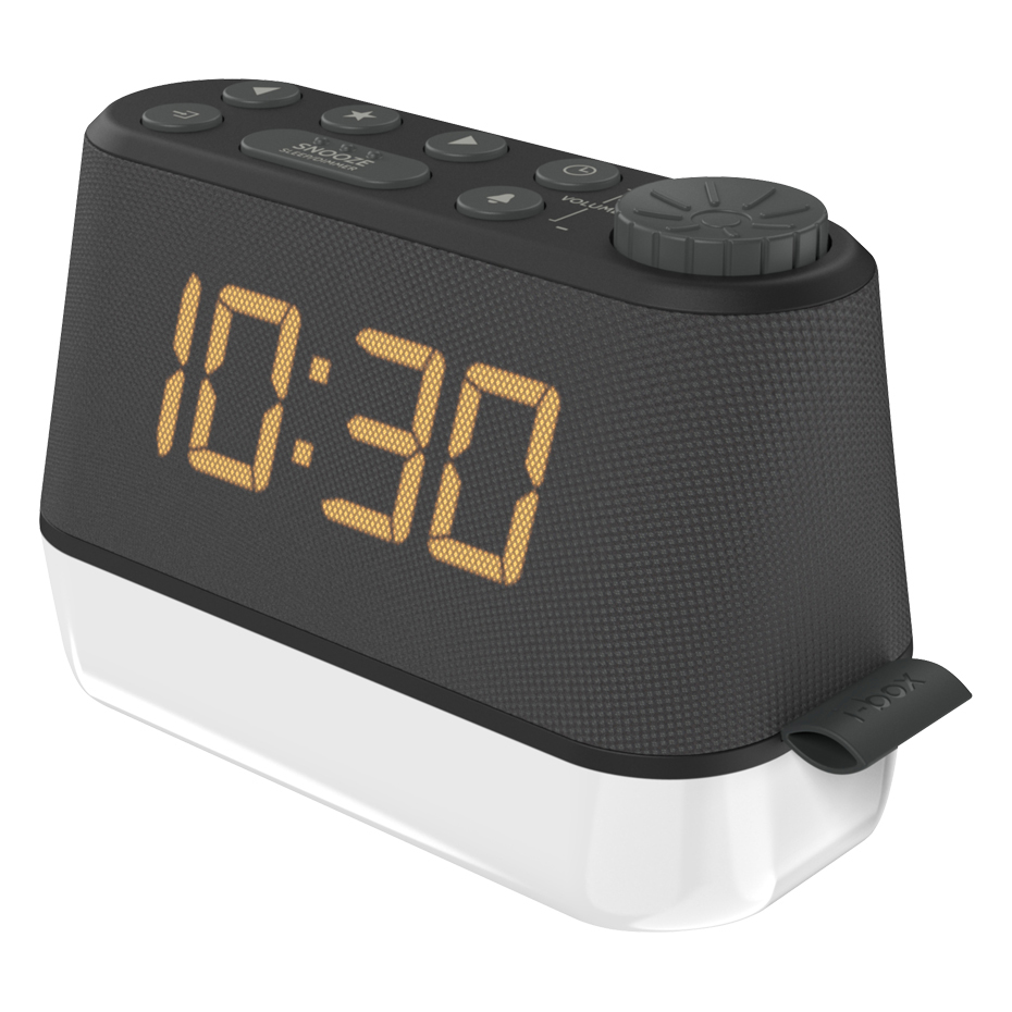 ibox MiniGlow Bedside Alarm Clock with Nightlight