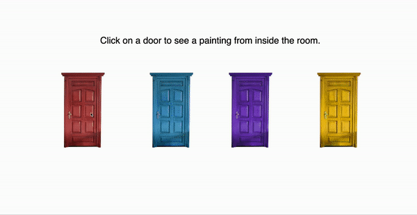 GIF showing a clip of the art heist video gam