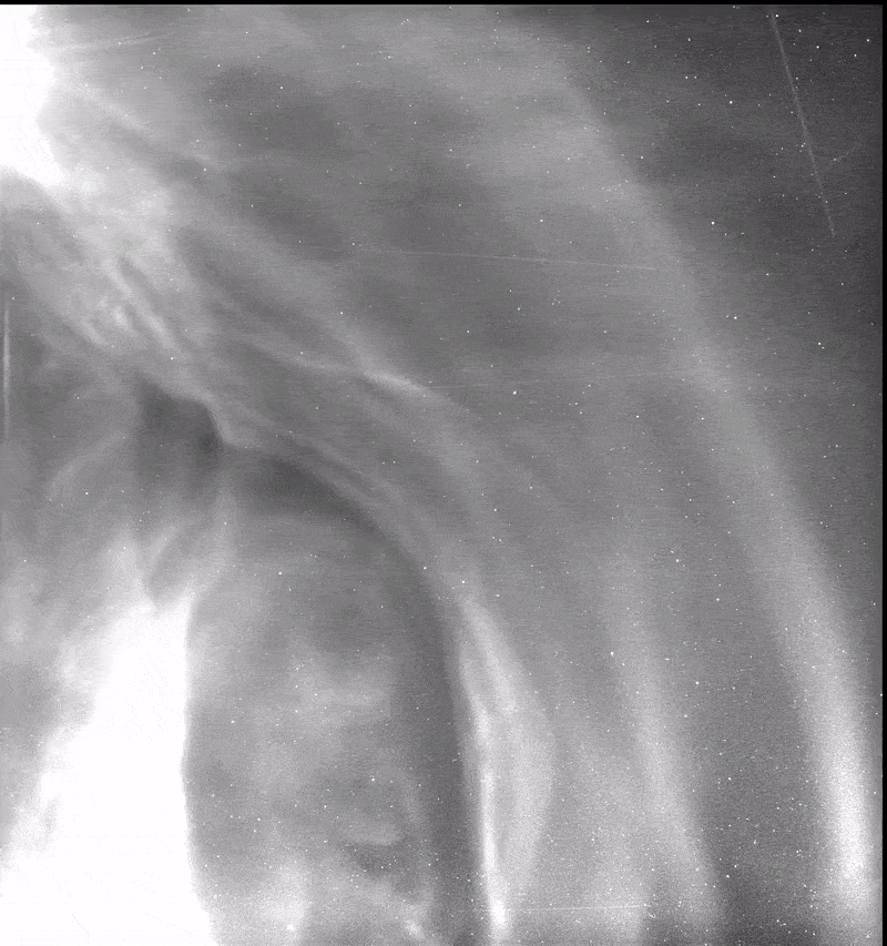 How the giant coronal mass ejection looked to Parker&rsquo;s Wide Field Imagery for Solar Probe (WISPR)
