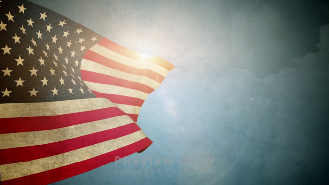 The American Flag 1 Worship Backgrounds Centerline New Media