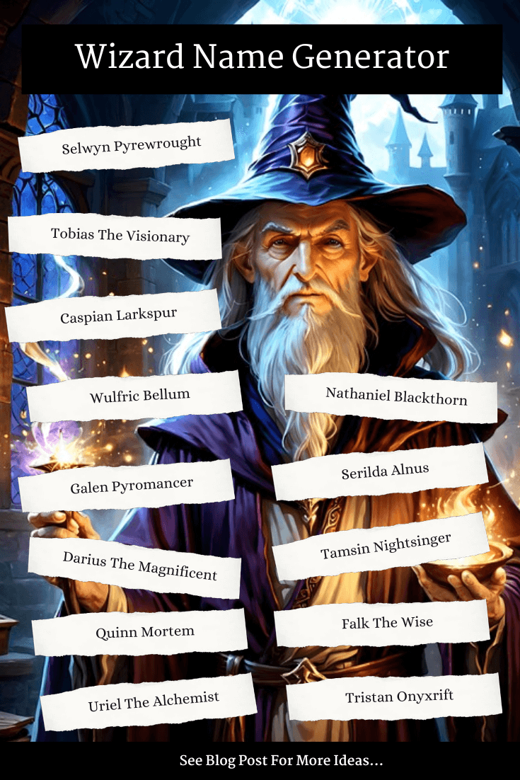 Wizard Name Generator Imagine Forest