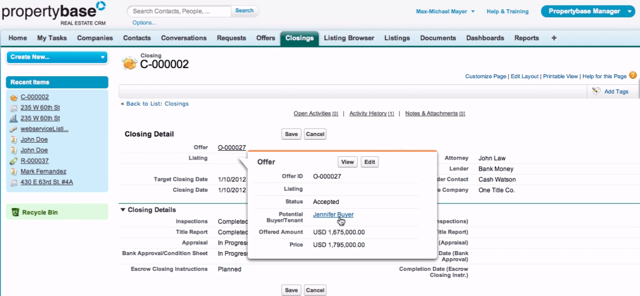 Propertybase is much more than a CRM Inman