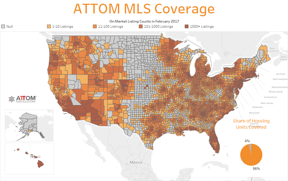Attom Data Solutions Adds Nationwide MLS Information From Clear Capital