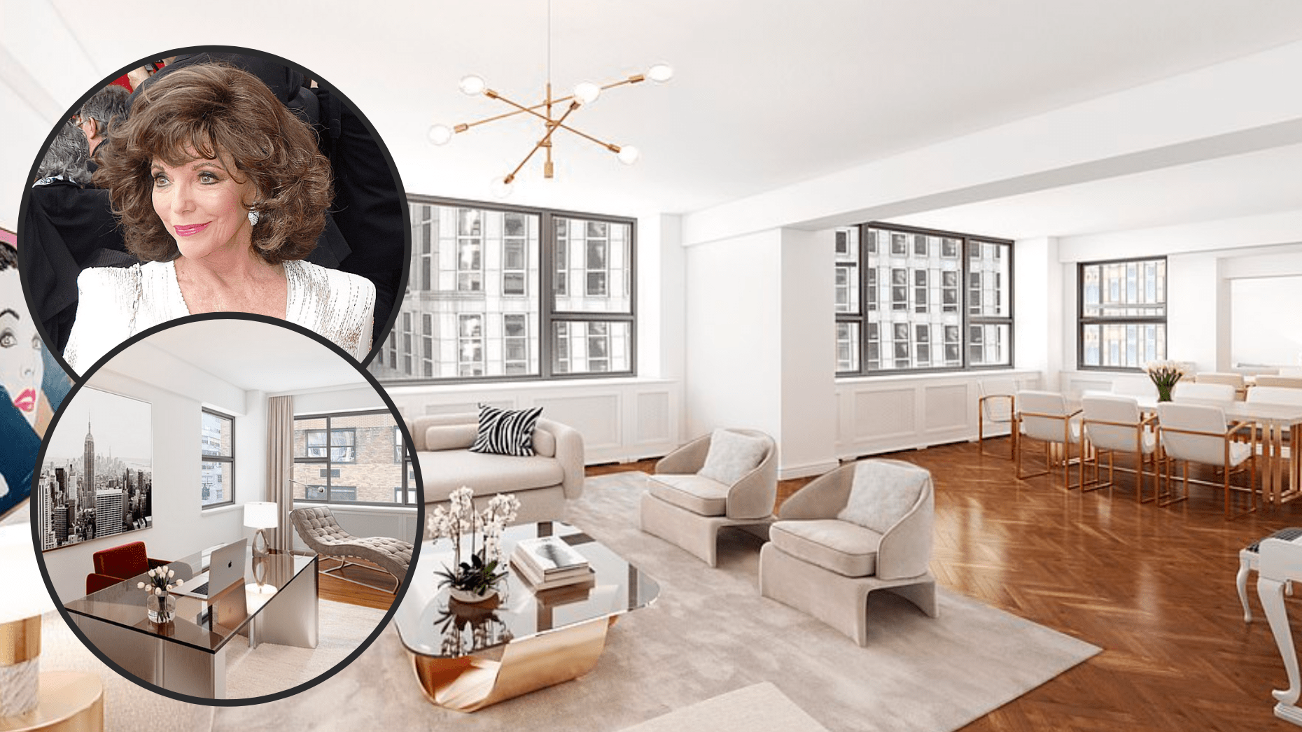 Joan Collins Sells NYC Coop With 16 Closets For 2M Inman
