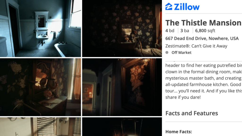 Zillow Creates Fictional Haunted House For Halloween Inman
