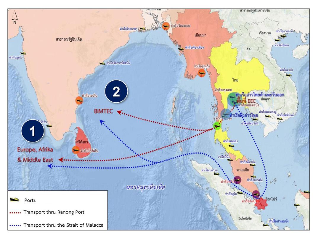 Land Bridge The Next Regional Maritime Center, the Connecting of