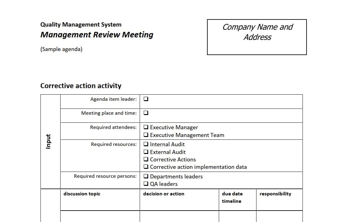How To Conduct Quality Management Review Meeting By Rozil Anwar by