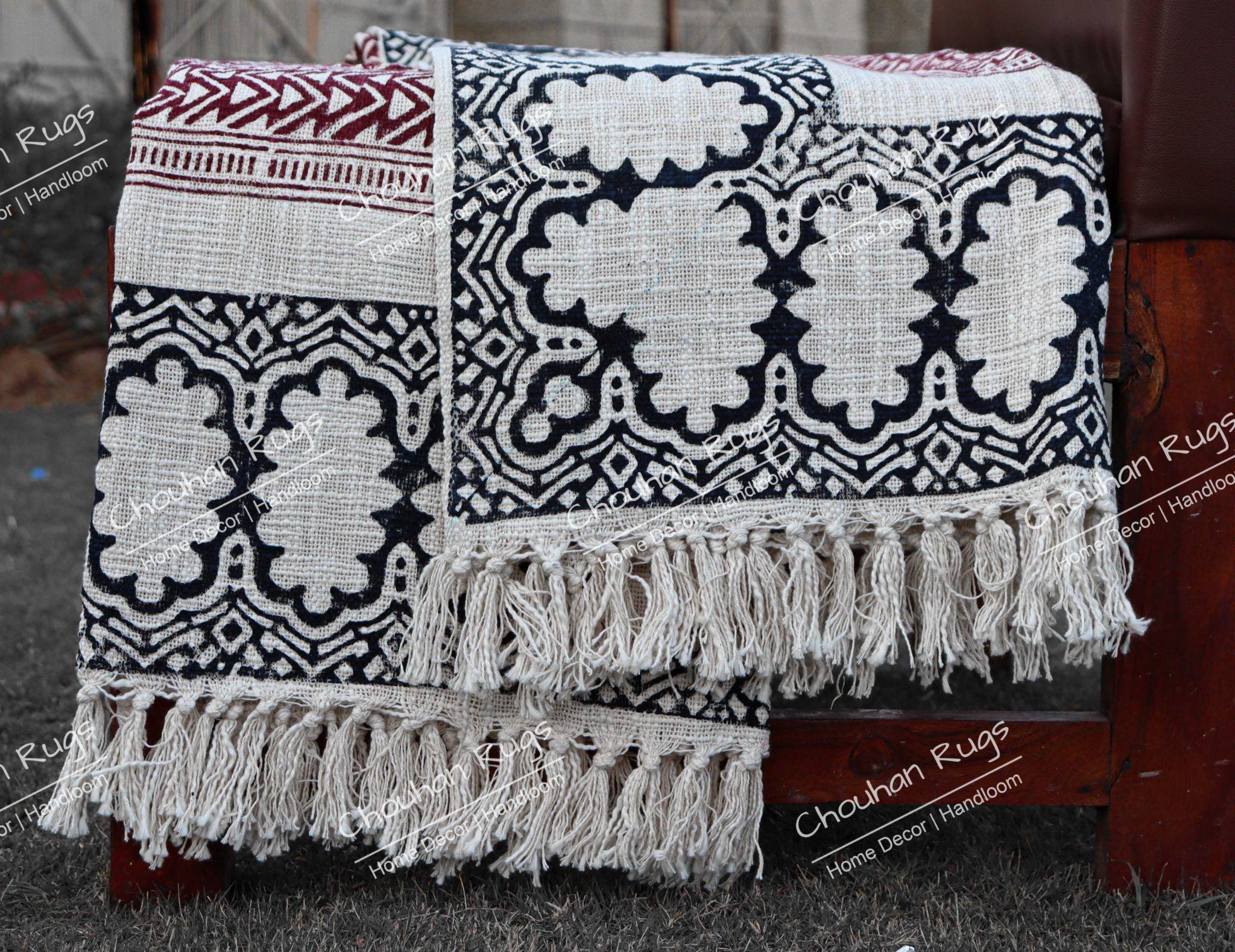 Top 2 Bohemian Handmade Throw, Blankets and Throws designed by chouhan