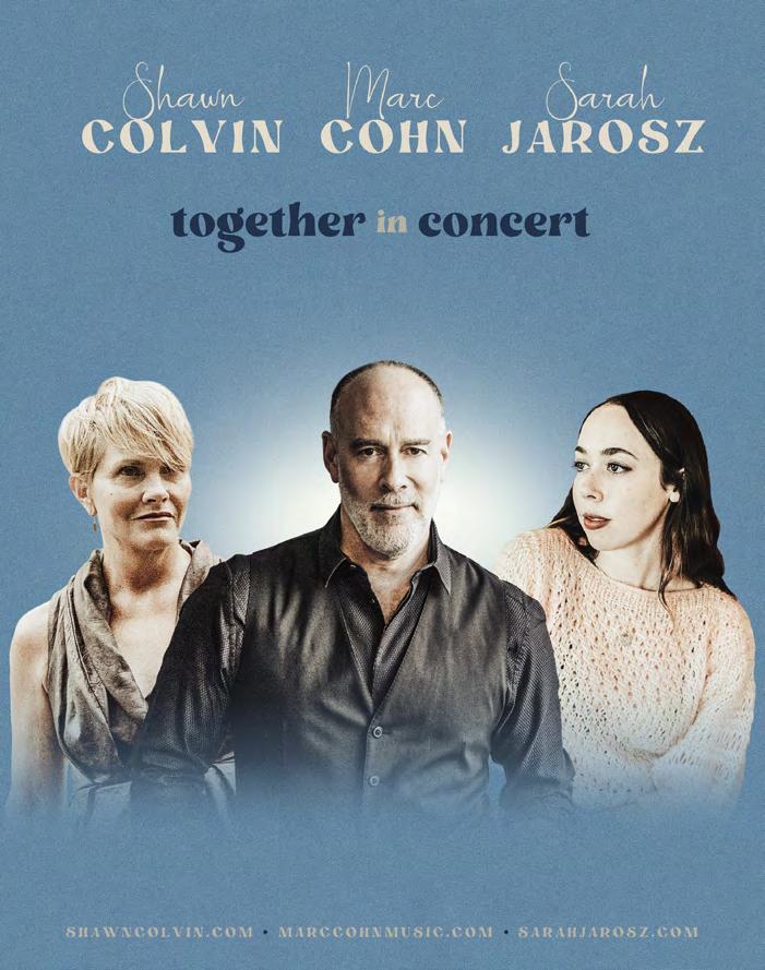 Shawn Colvin, Marc Cohn, Sarah Jarosz by Mayo Performing Arts Center