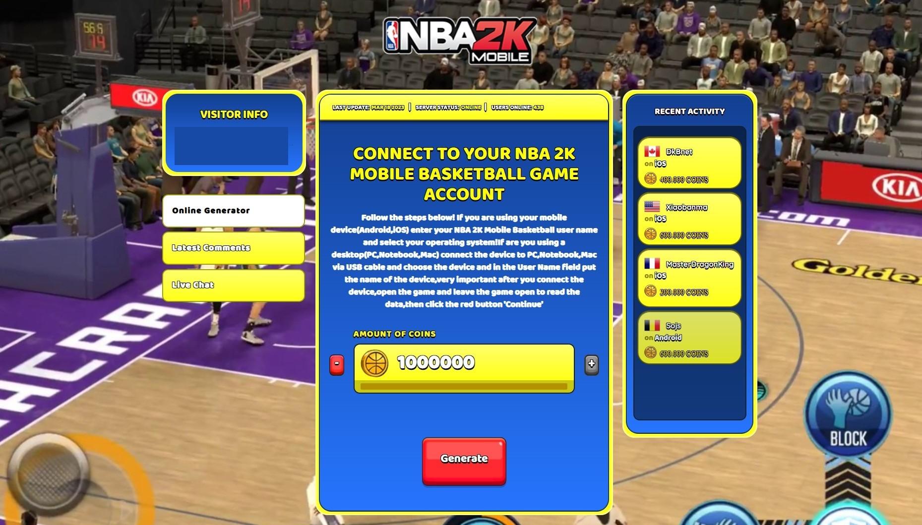 NBA 2K Mobile Basketball Mod Apk +Obb Unlimited Money Mod Menu 2023 by nba2kmobilebasketball